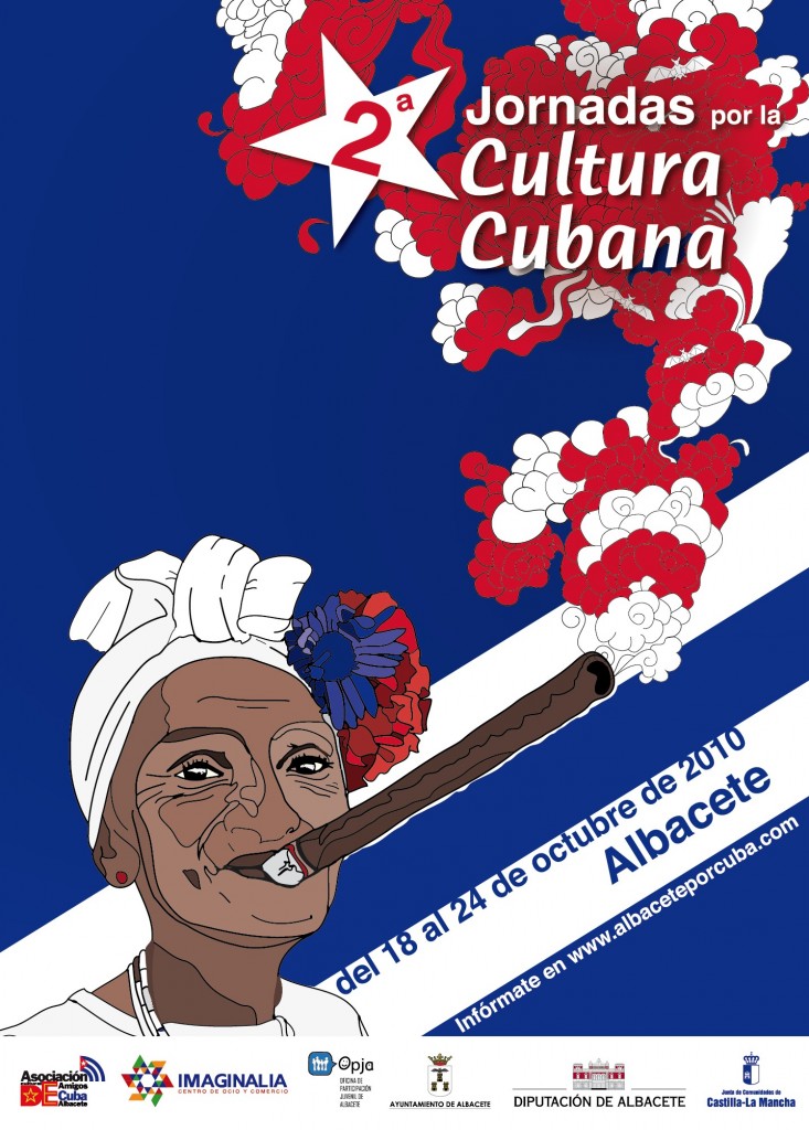 Cartel Jornada cultural cubana 2010 albacete